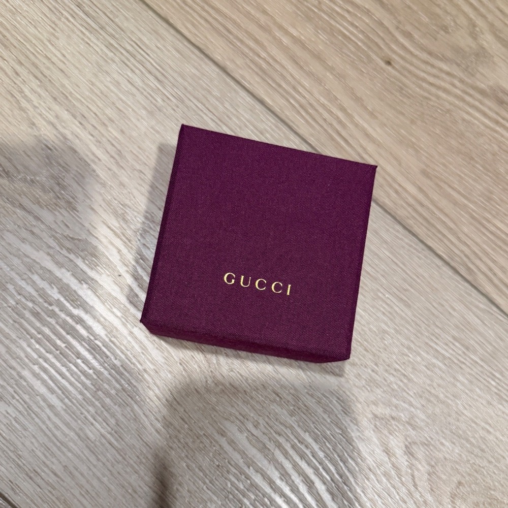 Gucci Jewelry Gift Box Plum Authentic Luxury Storage Jewelry Acc Box